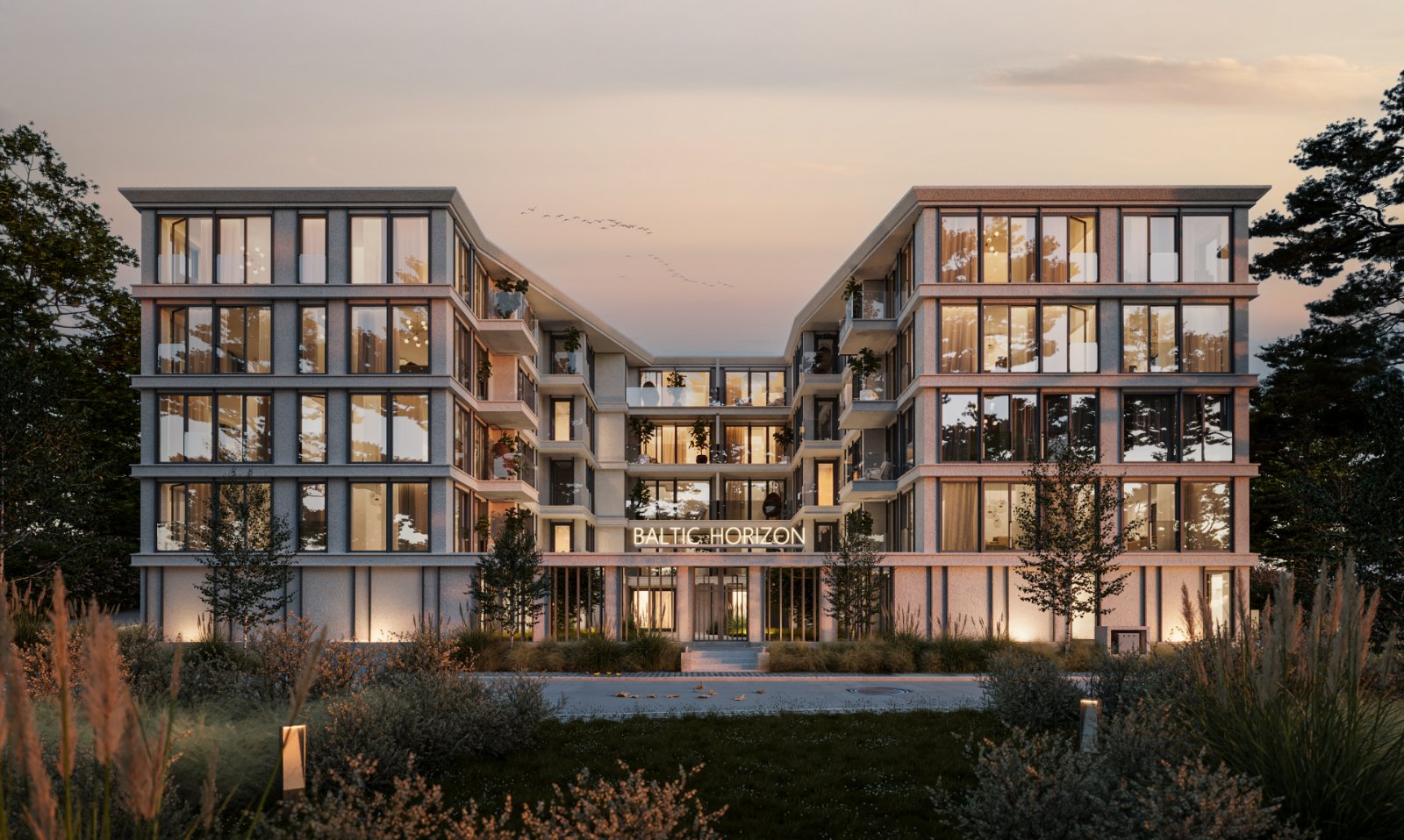 Baltic Horizon Międzyzdroje - apartamenty nad morzem, wizualizacja 3D