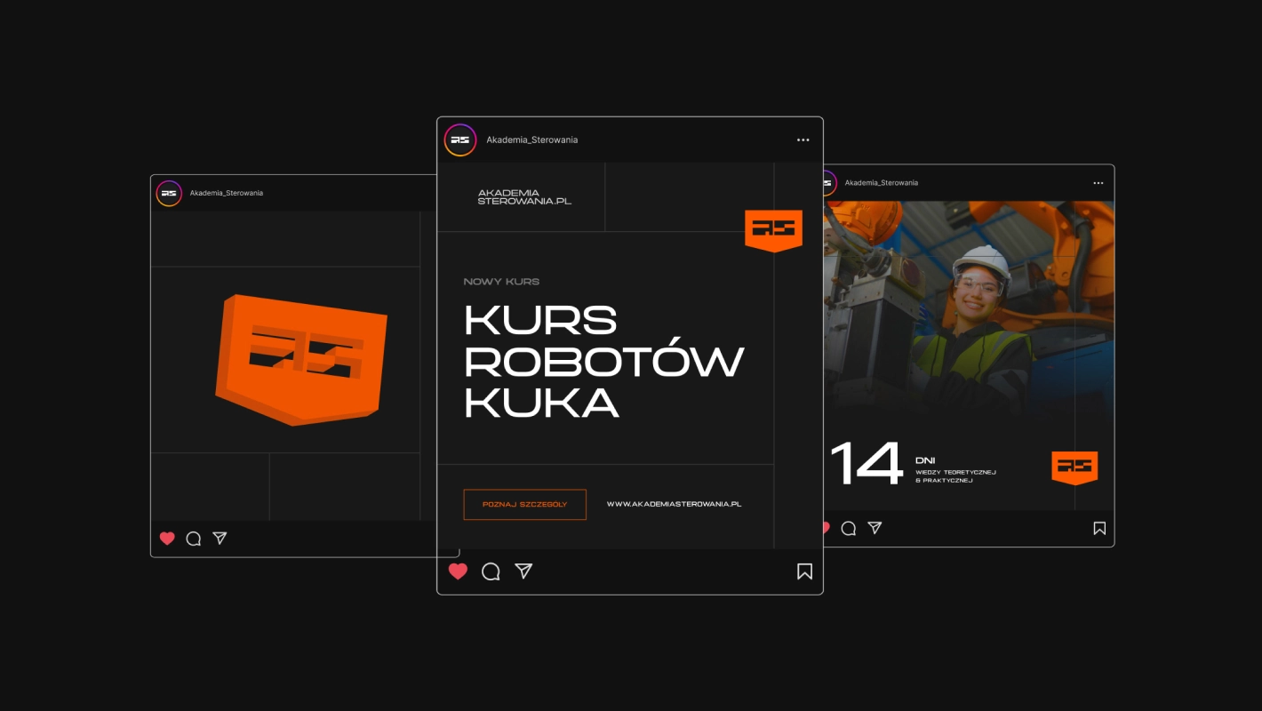 Akademia Sterowania – branding i projekt strony internetowej w portfolio G2 TEAM