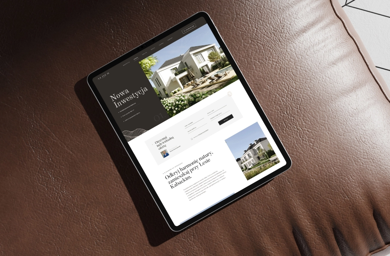 Alder Park – branding i projekt strony internetowej