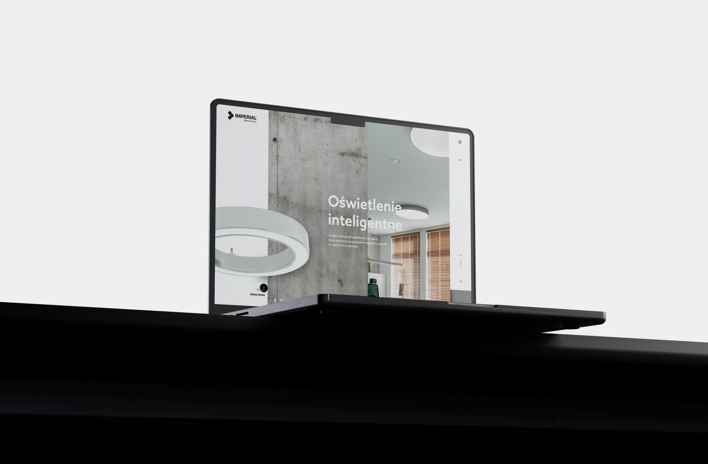Imperial Lighting: projekt i wdrożenie strony internetowej, realizacja G2 TEAM